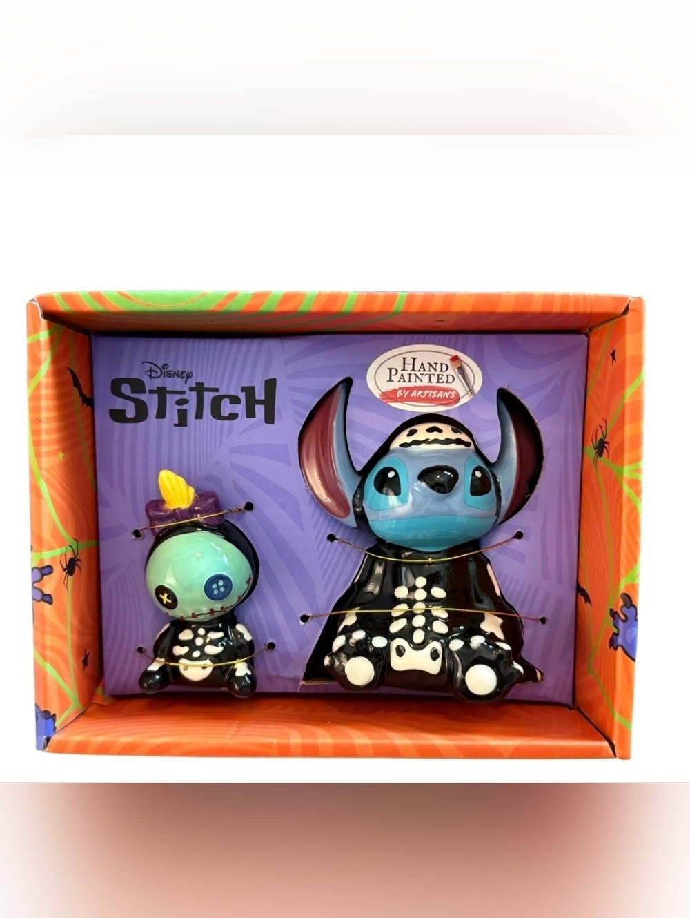 Disney Stitch And Scrump Halloween Ceramic Salt & Pepper Set